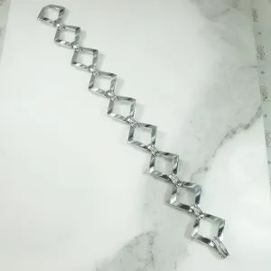 Art Deco Chrome Bracelet