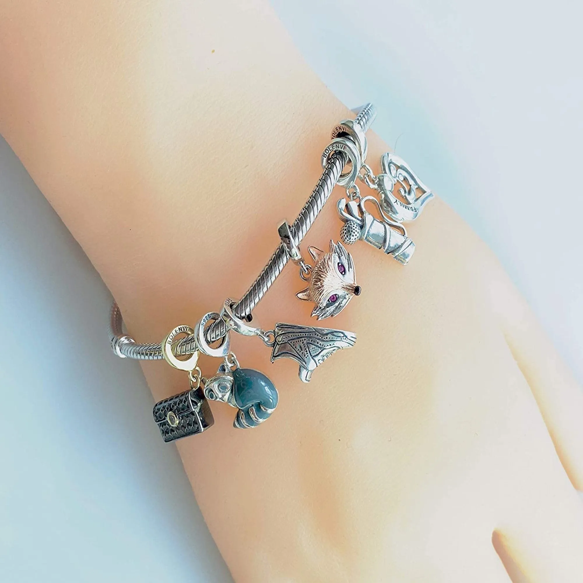 Golf Club Bag with Ball Dangle Pendant